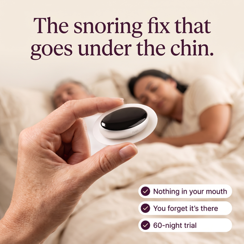 The snoring fix that goes under the chin
